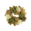 Creative Displays fall wreath w/ hydrangea, thistle and wheat