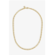 CRYSTAL HAZE mommo woven chain necklace in gold