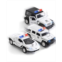 Top Race Metal Diecast Police Cars with Pull Back and Battery Power LED Headlights Truck and Sirens