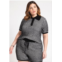 ELOQUII Plus Size Knitted Easy Polo