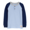 Carters Blue Baby Raglan-Sleeve Henley Tee