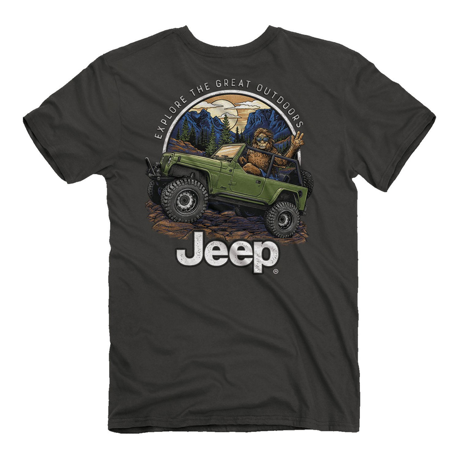 Jeep Mens Sasquatch Short Sleeve T-shirt