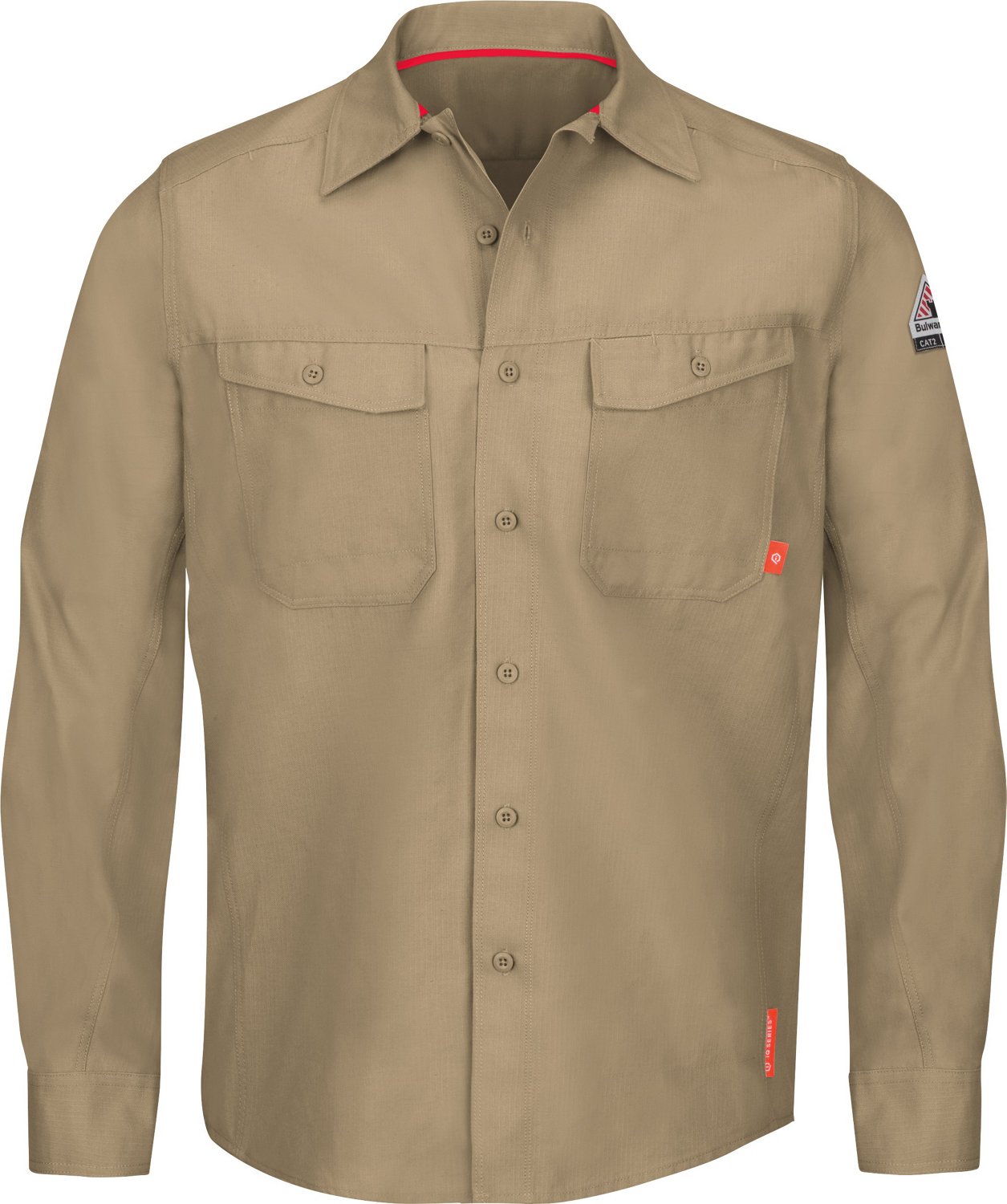 Bulwark Mens iQ Series Endurance Flame-Resistant Work Shirt