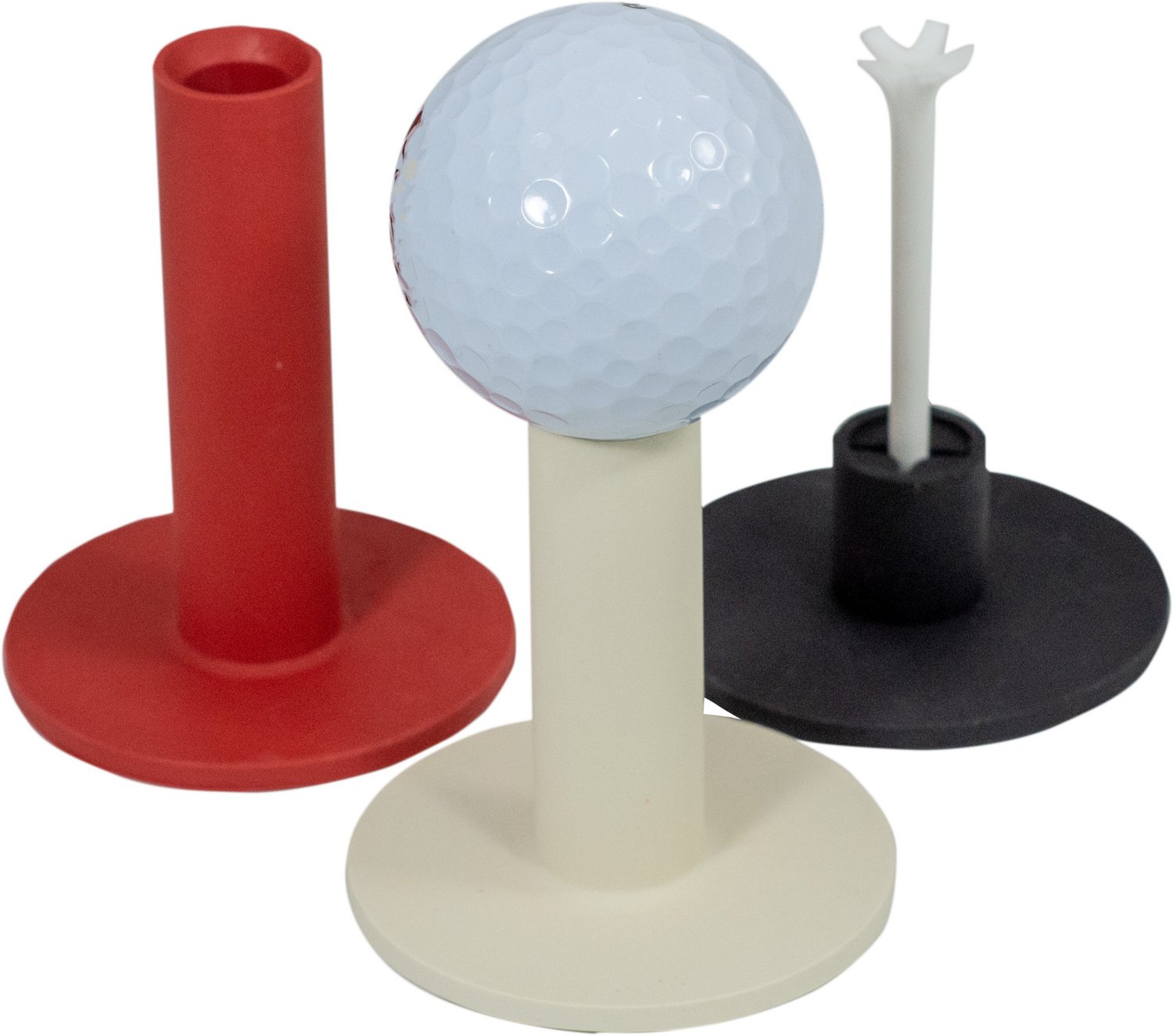 Tour Motion Rubber Practice Gold Tees 3-Pack