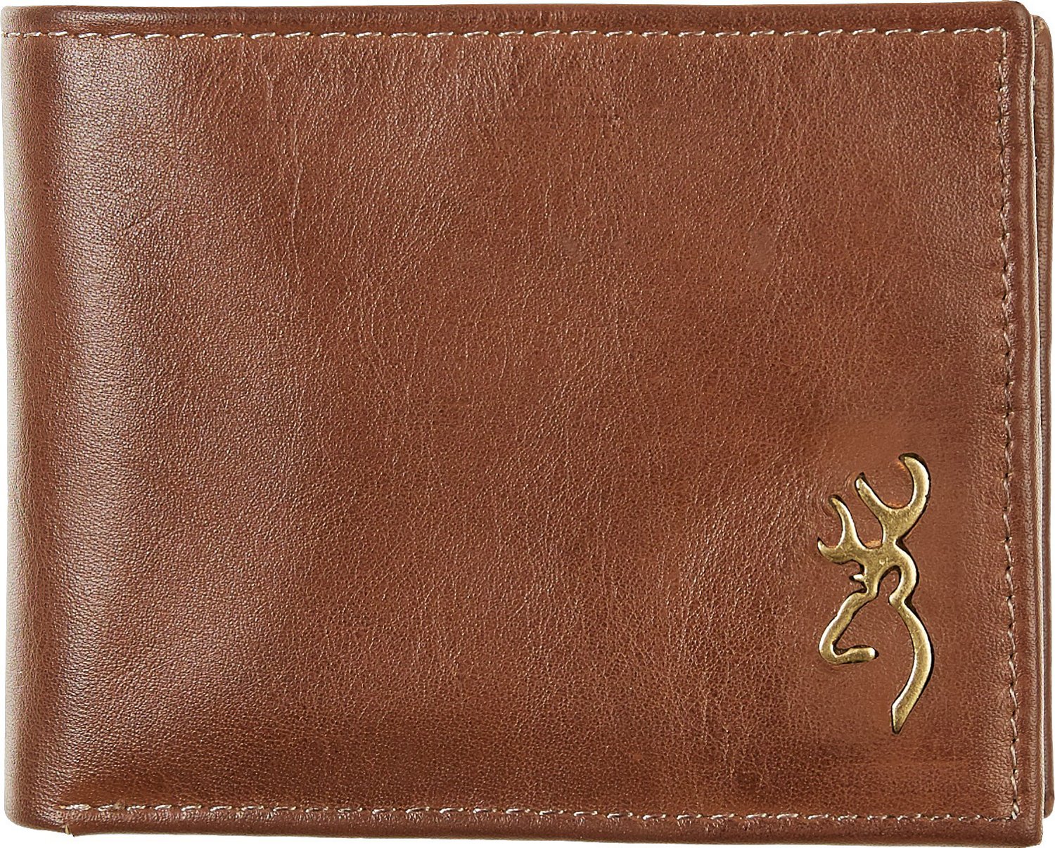 Browning Mens Brass Buck Bi-fold Wallet