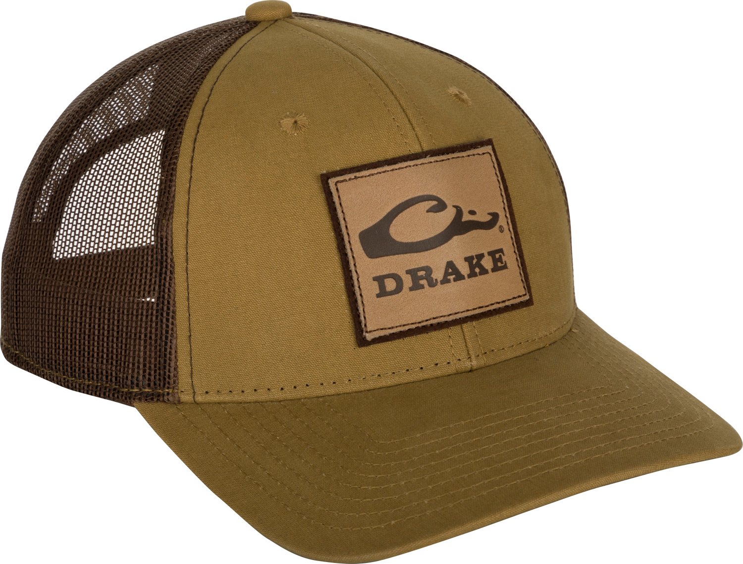 Drake Mens Square Leather Patch 2.0 Cap