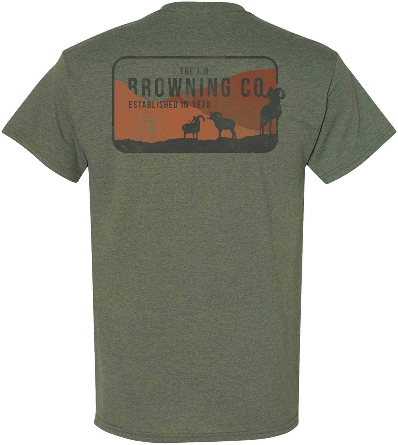 Browning Mens Bighorn Landscape T-shirt