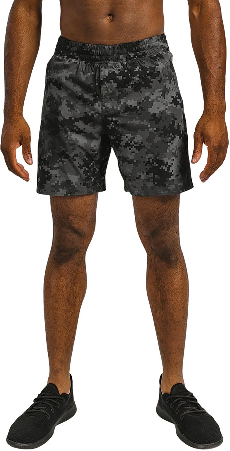 Barbell Apparel Mens Ghost Printed Shorts 7 in