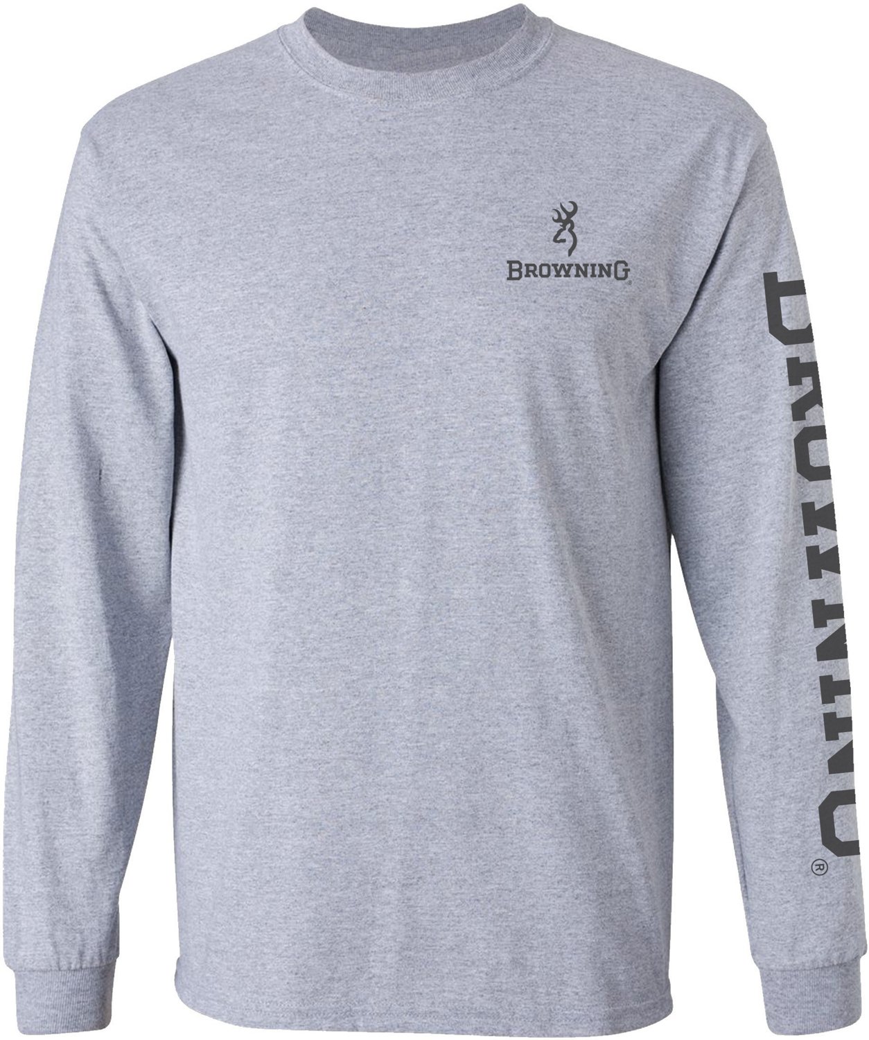 Browning Mens Camo Diamond Buckmark Long Sleeve T-shirt