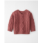 Carters Copper Sky Baby Organic Cotton Cable Knit Sweater in Copper