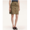 Brooksbrothers Stretch Cotton Buttoned Twill Skirt