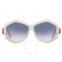 Cazal Blue Gradient Geometric Ladies Sunglasses