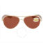 Costa Del Mar LORETO Copper Polarized Polycarbonate Pilot Ladies Sunglasses