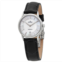 Edox Les Bemonts Mother of Pearl Dial Black Leather Ladies Watch