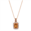 Le Vian Ladies Cinnamon Citrine Necklaces set in 14K Strawberry Gold