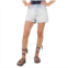 Philipp Plein Ladies Demin Hot Rock PP High Waist Shorts, Waist Size 27