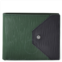 Picasso And Co Leather Wallet- Green/Navy Blue