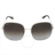 Salvatore Ferragamo Grey Gradient Square Ladies Sunglasses