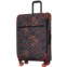 BritBag 28.1” Eluder Carry-On Spinner Suitcase - Softside, Expandable, Orange Camo