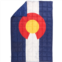 Pack Venture Colorado State Flag Packable Camping Blanket - 78x53”