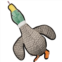 Petlou Farmhouse Plush Mallard Duck Dog Toy - 21”, Squeaker