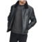 Andrew Marc Maxton Faux Shearling Collar Moto Jacket