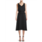 Donna Karan New York Smocked Waist Sleeveless Midi Dress