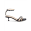 Sergio Rossi Crystal Ankle Strap Patent Leather Sandals