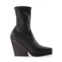 Stella McCartney Cowboy Boots In Black Synthetic Leather Boots