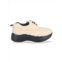 Celine Delivery Shearling Platform Sneakers In Cream Wool Athletic Shoes Sneakers