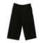 Valentino Cropped Wide Leg Pants In Black Wool