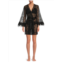 Rya Collection Lace Feather Trim Robe