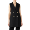 Co Wool Blend Double Breasted Vest