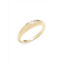 EF Collection 14K Yellow Gold & 0.08 TCW Marquise Diamond Dome Ring