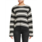 Design 365 Wool Blend Stripe Crewneck Sweater