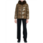 The Recycled Planet Esko Faux Fur Trim Hooded Puffer Jacket