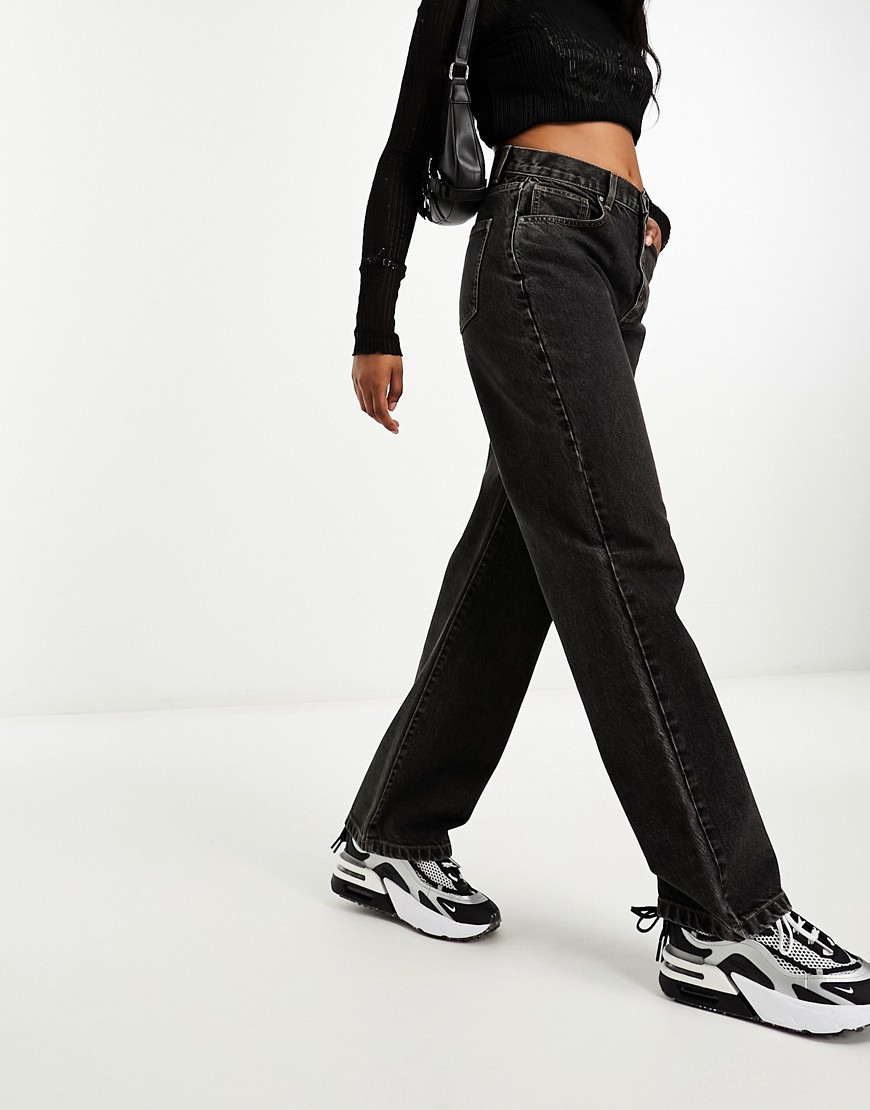 Cotton:On Cotton On loose straight leg jeans in black