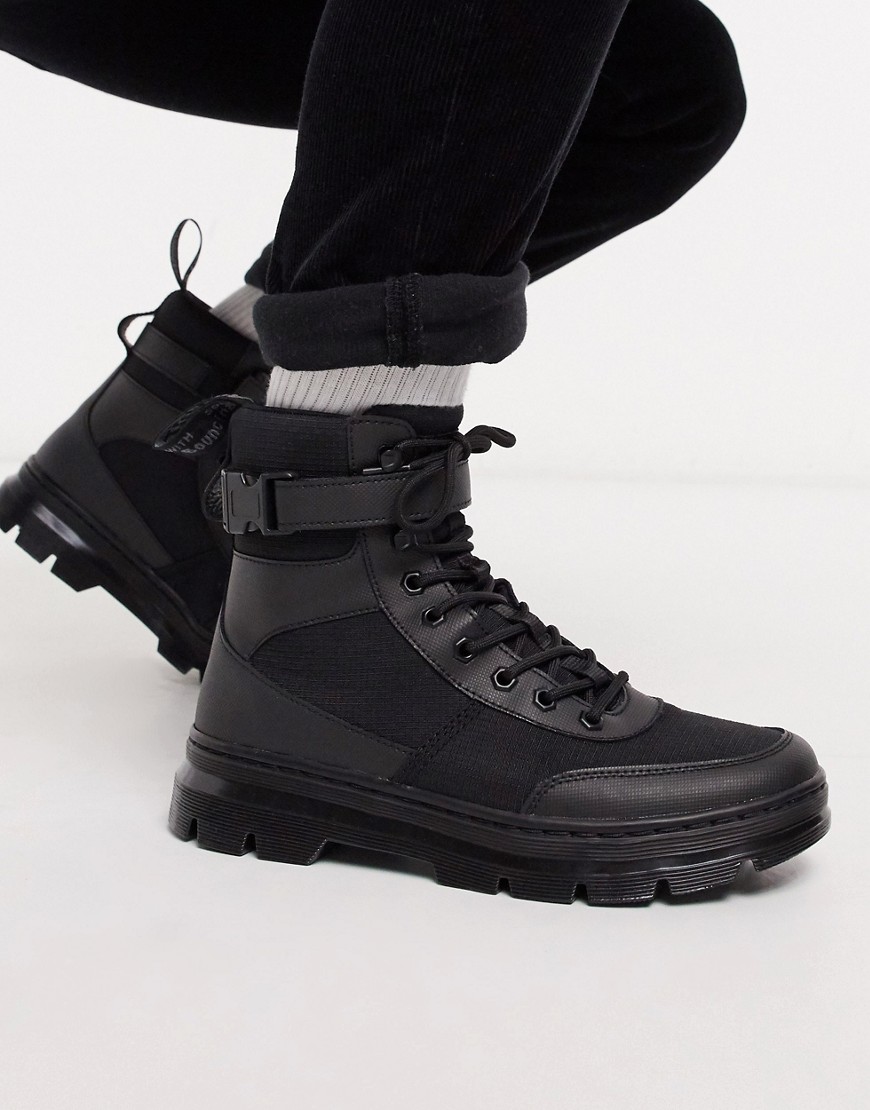 Dr Martens combs tech 8 eye boots in black