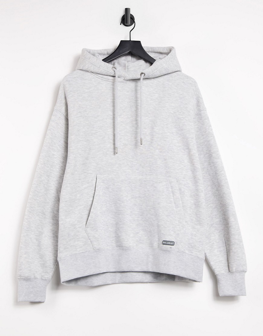 Pull&Bear hoodie in gray