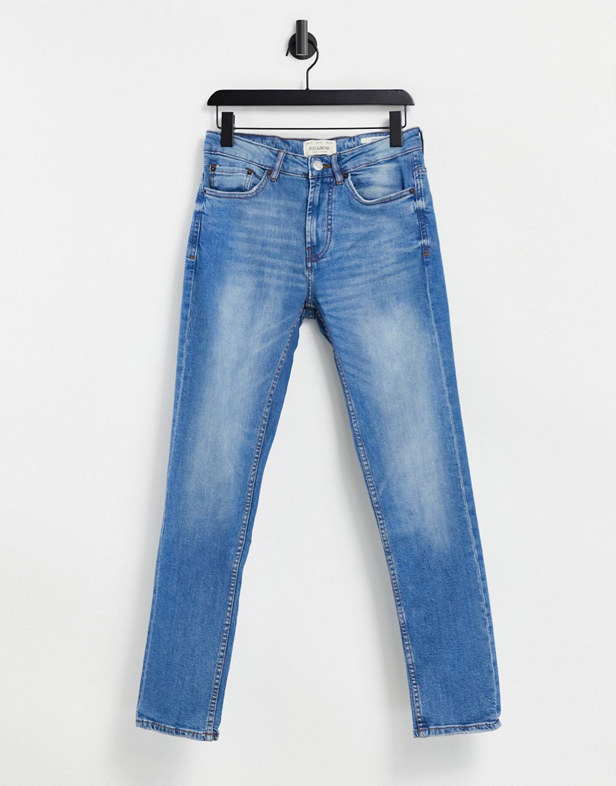 Pull&Bear slim jeans in light blue