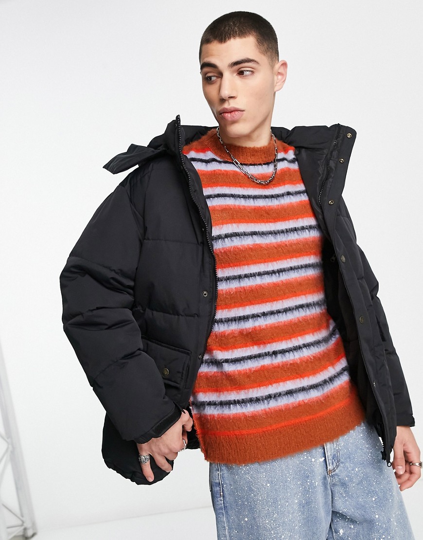 Stan Ray puffer jacket in black