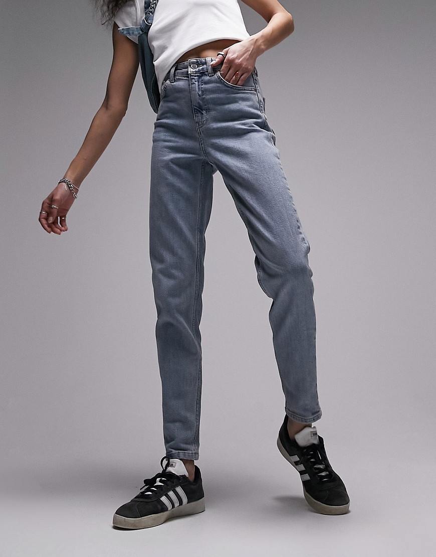Topshop Premium Original mom jeans in bleach