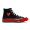 COMME des GARCONS PLAY Black & Red Converse Edition PLAY Sneakers