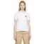 COMME des GARCONS PLAY White Heart Patch Polo