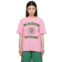 Maison Kitsune Pink Hotel Olympia Edition Varsity T-Shirt