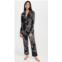 Desmond & Dempsey Womens Long Sleeve Jaguar Pajama Set