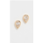 EF Collection Bezel Set Diamond Pear Stud Earrings