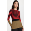 Proenza Schouler White Label Slinky Stripe Long Sleeve Sweater