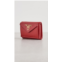 What Goes Around Comes Around Prada Red Saffiano Compact Wallet