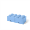 Room Copenhagen LEGO Brick Drawer, 8 Knobs, 2 Drawers, Stackable Storage Box, Light Royal Blue